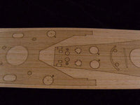 1/450 ArtWox Wood Deck for Hasegawa USS Missouri