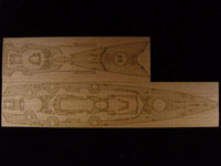 1/400 ArtWox Wood Deck for Heller DKM Tirpitz