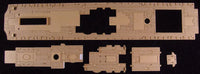 1/400 Artwox White Star Liner Titanic Wooden Deck W/PE for Academy 14215