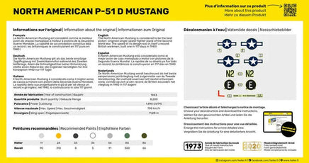 1/72 Heller North American Mustang P-51D Mustang - MPM Hobbies