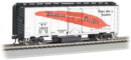 Bachmann HO Western Pacific #19522 (Feather) - Track Cleaning 40' Boxcar 16322 - MPM Hobbies