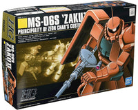 Bandai HGUC 1/144 #32 MS-06S Char's Zaku II "Mobile Suit Gundam" Model Kit Action Figure Model Kit - 112814