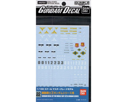 Bandai GD-22 MG Multi-use Mobile Suit Zeta Gundam - 134149 - MPM Hobbies