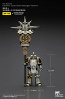 1/18 Iron Warriors Command Squad Chosen with Legion Standard