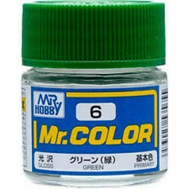 C6 Mr. Color Gloss Green 10ml - MPM Hobbies