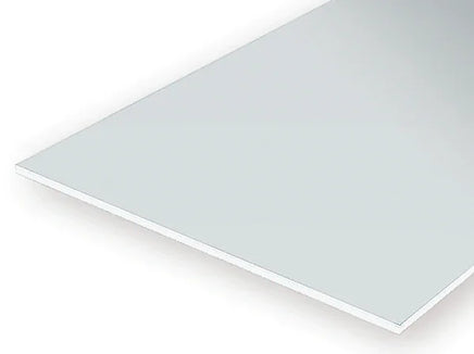 Evergreen .040" (1.0mm) PLAIN OPAQUE WHITE POLYSTYRENE SHEET - MPM Hobbies