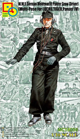 1/16 Classy Hobby WWII German Wehrmacht Panzer Crew Driver