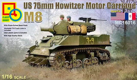 1/16 Classy Hobby US 75mm M8 Howitzer Motor Carriage Plastic Model Kit
