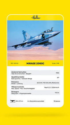 1/48 Heller Mirage 2000 C - MPM Hobbies