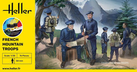 1/35 Heller WWII French Mountain Troops STARTER KIT