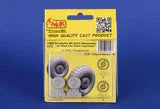 1/72 CMK Beaufighter Mk.VI/X/21 Mainwheels - Late Wheel Disk / Block Tread Pattern