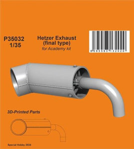 1/35 CMK Hetzer Exhaust (final type) / for Academy kit