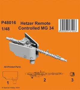 1/48 CMK Hetzer Remote Controlled MG 34