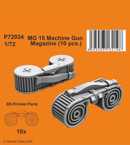 1/72 CMK MG 15 Machine Gun Magazine (10 pcs.)