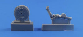 1/32 CMK Tempest/Typhoon - Tail wheel with strengthened leg for Special Hobby/Pacific Coast kits Resin