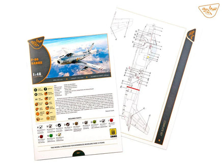 1/48 Clear Prop F-86A Sabre Advanced Plastic Model Kit - MPM Hobbies