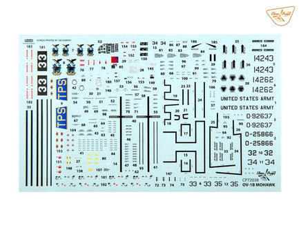 1/72 Clear Prop OV-1B Mohawk Pilot School Advanced Plastic Model Kit - MPM Hobbies