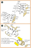 1/35 Clear Prop CH-54 painting mask (ICM kit 53054) - MPM Hobbies