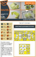 1/35 Clear Prop CH-54 painting mask (ICM kit 53054) - MPM Hobbies