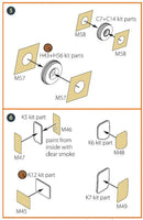 1/35 Clear Prop CH-54 painting mask (ICM kit 53054) - MPM Hobbies