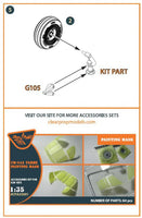 1/35 Clear Prop CH-54 Tarhe painting mask (ICM kit 53054) - MPM Hobbies