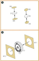 1/48 Clear Prop I-16 (late version) Paint mask for Revell - MPM Hobbies
