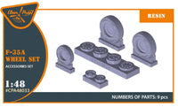 1/48 Clear Prop F-35A wheel set - MPM Hobbies