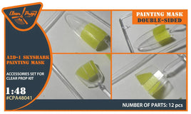 1/48 Clear Prop A2D-1 Skyshark double-sided painting mask (CP kits) - MPM Hobbies