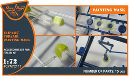 1/72 Clear Prop F4U-4B/7 Corsair painting mask (Italeri) - MPM Hobbies
