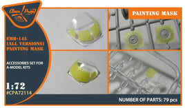 1/72 Clear Prop EMB-145 painting mask (A-model) - MPM Hobbies
