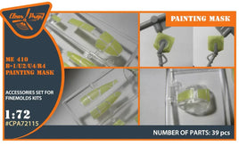 1/72 Clear Prop Me-410 B-1/U2/U4/R4 painting mask (Finemolds) - MPM Hobbies