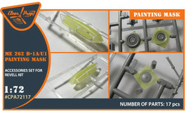 1/72 Clear Prop Me-262B-1A/U1 painting mask (REVELL) - MPM Hobbies