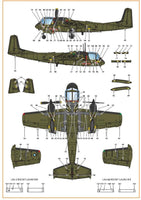 1/72 Clear Prop OV-1 A/JOV-1A Mohawk Decal Set
