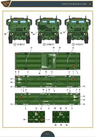 1/72 Clear Prop M-142 Himars in Ukrainian Armed forces Decal Set - MPM Hobbies