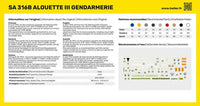 1/72 Heller SA 316 Alouette III Gendarmerie - MPM Hobbies