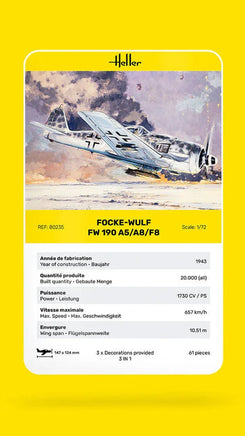 1/72 Heller Focke-Wulf FW-190 A5/A8/F8 - MPM Hobbies