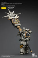 1/18 Iron Warriors Command Squad Chosen with Legion Standard
