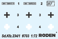 1/72 Roden Sd. Kfz 234/1 - 703