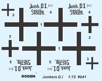 1/72 Roden Junkers D.1 - 41 - MPM Hobbies