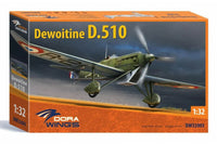 1/32 Dora Wings Dewoitine D510 French Air Force Monoplane Fighter - MPM Hobbies