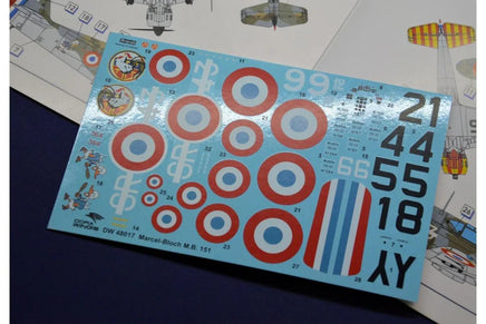 1/48 Dora Wings Marcel Bloch MB.151C.1 - MPM Hobbies
