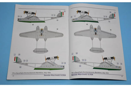 1/72 Dora Wings Savoia Marcetti S.55A Plastic Model Kit - MPM Hobbies
