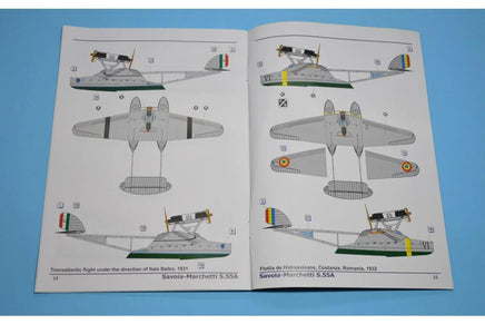 1/72 Dora Wings Savoia Marcetti S.55A Plastic Model Kit - MPM Hobbies