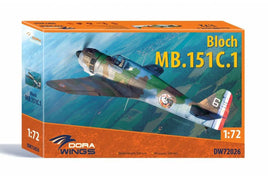 1/72 Dora Wings Bloch MB151C1 Fighter - MPM Hobbies