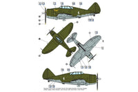 1/72 Dora Wings Republic P-43 Lancer (reconnaissance) Plastic Model Kit - MPM Hobbies