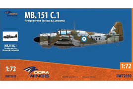 1/72 Dora Wings Bloch MB.151 C1 Foreign service (Greece & Luftwaffe) - MPM Hobbies