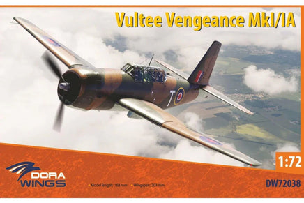 1/72 Dora Wings Vultee Vengeance MkI/IA Plastic Model Kit - MPM Hobbies