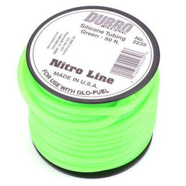 DU-BRO 50" Green Nitro Line Silicone Fuel Tubing - 2239 - MPM Hobbies