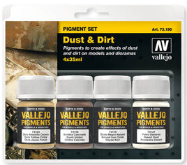 Vallejo 35ml Set of 4 Dust & Dirt - 73190