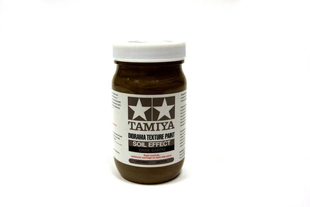 Tamiya Diorama Texture Paint 250Ml - Soil Effect, Dark Earth 87121 - MPM Hobbies